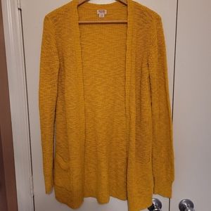 Gold Yellow Tunic Cardigan